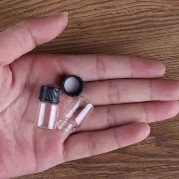 Стеклянные бутылочки для специй CHZHG, 10 шт.