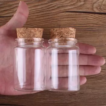 Стеклянные бутылочки для специй CHZHG, 2 шт.