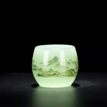 Стеклянные чайные чашки Qianli Jiangshan