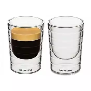 Стеклянные чашки Nespresso объемом 85/150/350 мл
