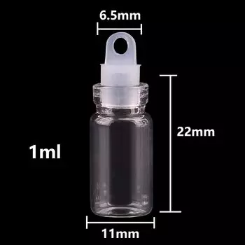 Стеклянные мини-бутылки CHZHG 1 мл/2 мл