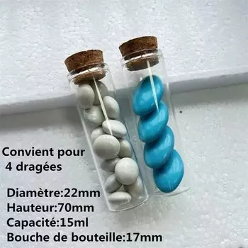 Стеклянные пробирки OLOEY, 52 шт.