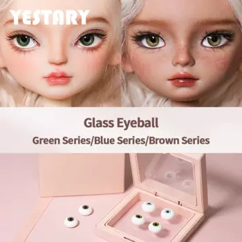 Стеклянные шарнирные глаза YESTARY 12 мм, игрушки, куклы, аксессуары, глаза, игрушки «сделай сам», модные кукольные глаза, игрушки 12-5 мм, шарнирная кукла, аксессуары для девочек, подарки