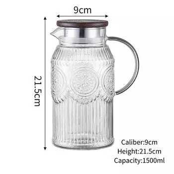 Стеклянный чайник USEEKRIL в виде подсолнуха