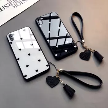 Стеклянный чехол для Samsung S21, S22, S23 Ultra Plus, S21FE, модный жесткий чехол для телефона с любовным сердцем для Galaxy S21 +, S22 +, S23 +