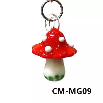 Стеклянный грибной кулон JSSMTLP