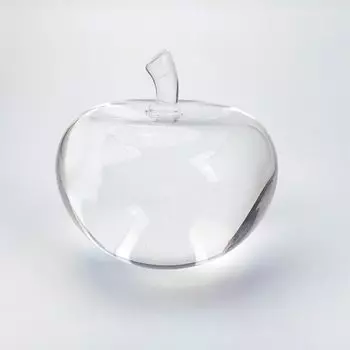 Стеклянный хрустальный пресс-папье яблоко hbl