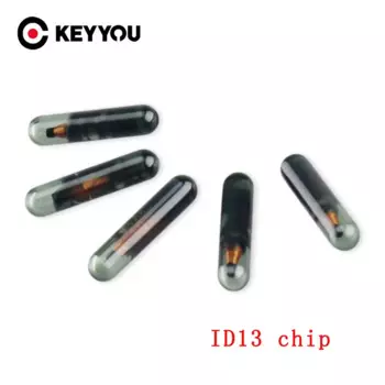 Стеклянный иммобилайзер KEYYOU приемопередающий чип ключа автомобиля ID13 для Audi для Fiat для Honda Lancia Saab