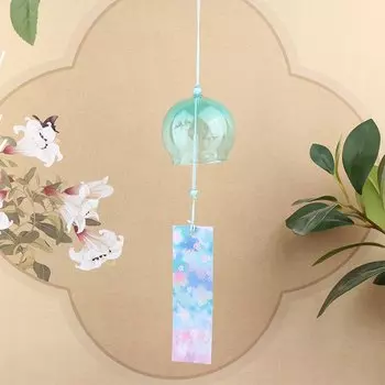 Стеклянный колокольчик WHPHous, японский стиль