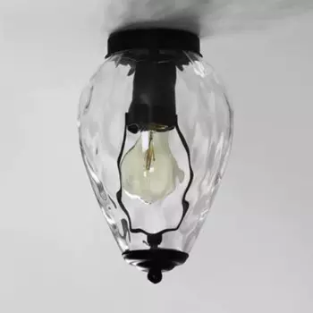 Потолочный светильник GOODAPA стеклянный ананас черный