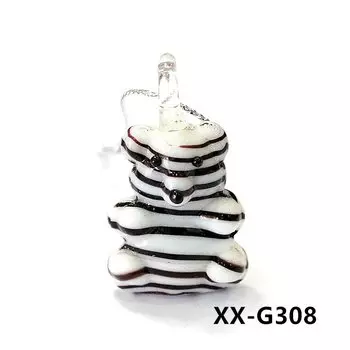 Стеклянный медведь подвеска JSSMTLP