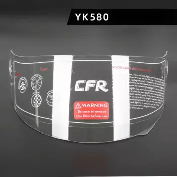 Стеклянный мотоциклетный шлем QIANBAI, козырек для мотоциклетного шлема CFR YK580, защита для лица, объектив для шлема на все лицо