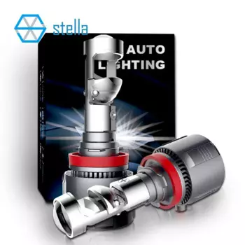 Stella 2x Светодиодные Лампы Для Автомобильных Фар H7 H11 9005 9006 Canbus, Совместимые С Автоматическим Ближним Светом