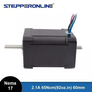 STEPPERONLINE Биполярный шаговый двигатель Nema 17 65 Нсм 42x60 мм 2.1А