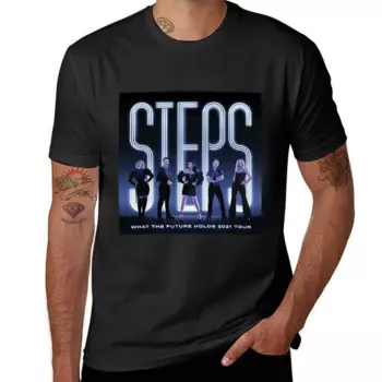Мужская футболка из хлопка steps what the future hold tour, лето 2021