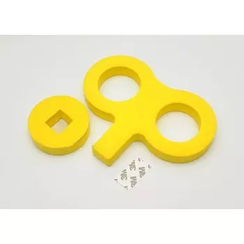 Стереоскопическая декоративная наклейка на крышу автомобиля из пены для Mercedes Smart 450 451 453 Fortwo ForFour аксессуары для автомобиля внешний Стайлинг