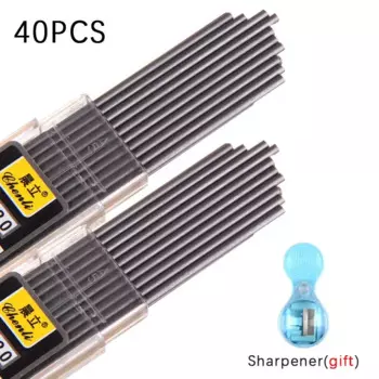 Стержни для карандашей MROOFUL графитовые 2,0 мм 2B