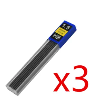 Стержни для карандашей ZYCC HB13 черные 3 шт.