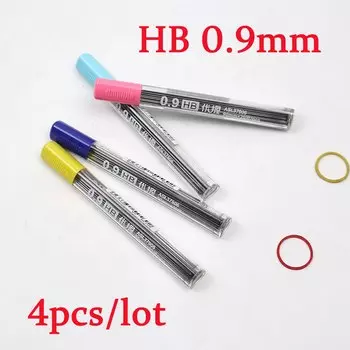 Стержни для механических карандашей M&G 0,9/1,1/2.0 мм HB 4 шт.