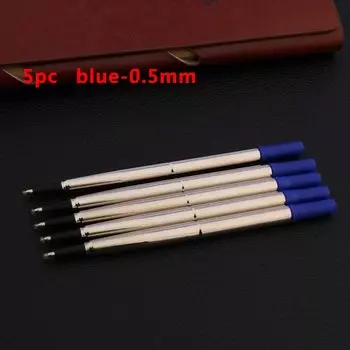 Стержни для шариковых ручек Chouxiongluwei 0,7 мм, синие, 5 шт.