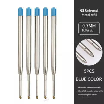 Стержни для шариковых ручек kissbuty ballpoint pen, 3,9 дюйма, синие/красные/черные