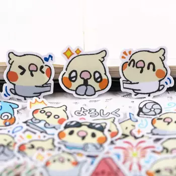 Детские наклейки попугаи BLINGIRD