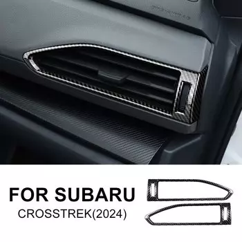 Стикер АБС-карбоновый для Subaru Crosstrek 2024 Impreza 2024, боковое отверстие для вентиляционного отверстия, защита от царапин, аксессуары для интерьера LHD RHD