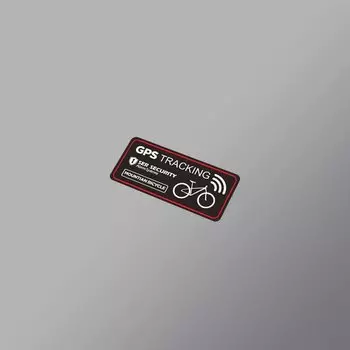 Стикер для стайлинга автомобиля велосипеда, оснащенный устройством слежения GPS, не касайтесь переводной картинки, аппликация для горного велосипеда