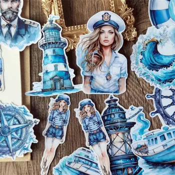 Стикеры BLINGIRD Sen Girl Marine