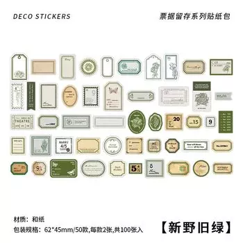 Стикеры для скрапбукинга Alideco, 100 шт.