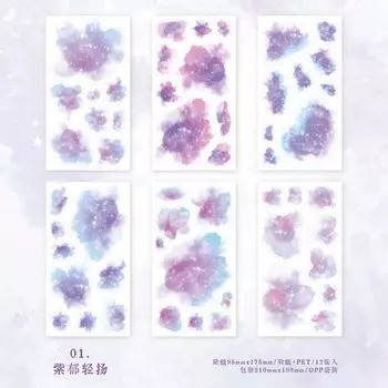 Стикеры для скрапбукинга Alideco, 12 шт.