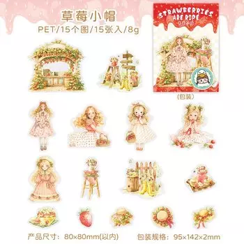 Стикеры для скрапбукинга Alideco 15 шт.