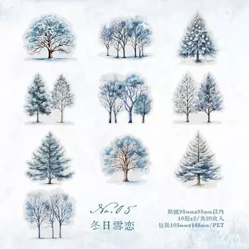 Стикеры для скрапбукинга Alideco, 40 шт.