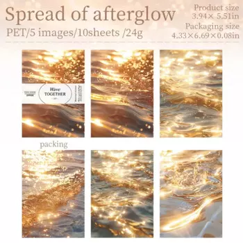 Стикеры JIANWU серия волн для скрапбукинга