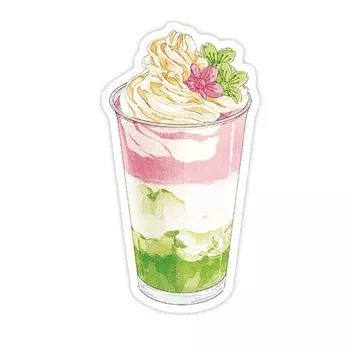 Стикеры клубничные десерты 30 листов