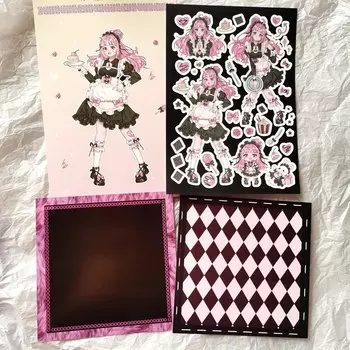 Стикеры "Милая горничная" Gamilike