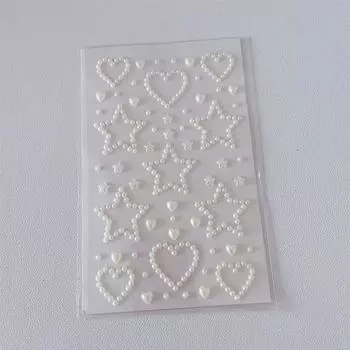 Стикеры SFG HOUSE 3D звездочки и сердечки