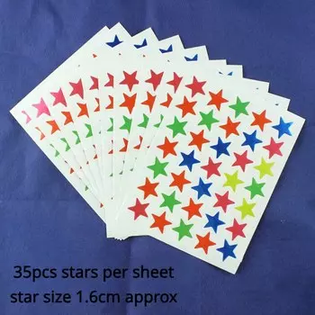 Стикеры звезды Pelsone для детей 10 шт