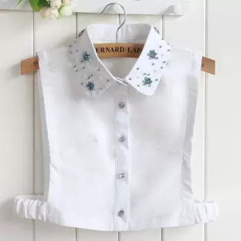 Стильная осенне-зимняя женская рубашка из хлопка с цветами