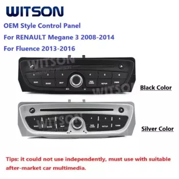 Стильная панель управления WITSON OEM для RENAULT Megane 3 2008-2014 Fluence 2013-2016