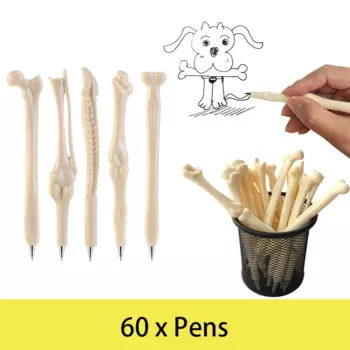 Стильная шариковая ручка с черными чернилами, 60 шт.