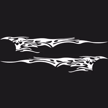 Виниловая наклейка для автомобиля с боковым пламенем, наклейка s Body GenericRacing, наклейка, автомобильные аксессуары, спортивный стиль