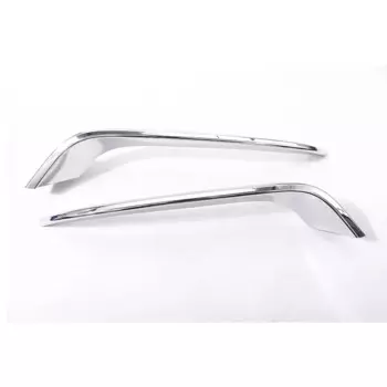 Стиль углеродного волокна для BMW 3 серии GT Gran Turismo F34 2013-2018 ABS хромированные полоски передних противотуманных фар, отделка крышки, автомобильные аксессуары