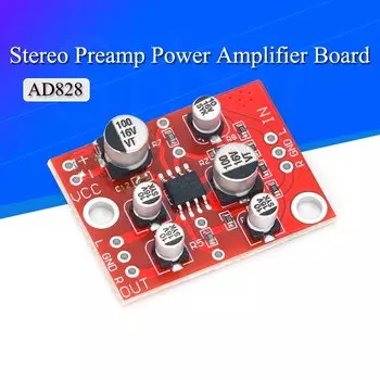Stlxy AD828 стерео предусилитель плата