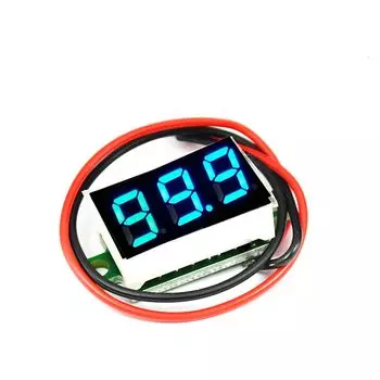 Stlxy Цифровой вольтметр DC 0-100В 2/3 провода