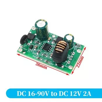 Stlxy DC-DC понижающий модуль питания 9-90В до 5В 2А