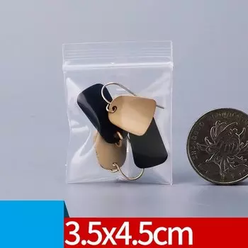 StoBag 100 прозрачных мини-пакетов на молнии