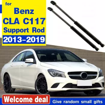 Стойки капота для Mercedes-Benz CLA C117 2013-2019 Передняя опора подъема капота Амортизаторы Амортизатор цилиндра Опорные стержни Газовая пружина