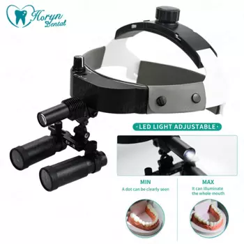 Стоматологическая медицинская Высококачественная Беспроводная 6-кратная перезаряжаемая бинокулярная Хирургическая Лампа