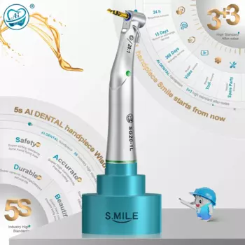 Стоматологический наконечник AI серии Smile, ручной стоматологический наконечник с оптическим углом 20:1, хирургический наконечник из нержавеющей стали с крутящим моментом 80 нсм